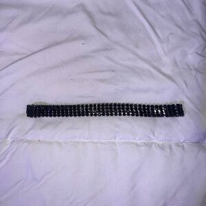 Black gemstone choker vintage